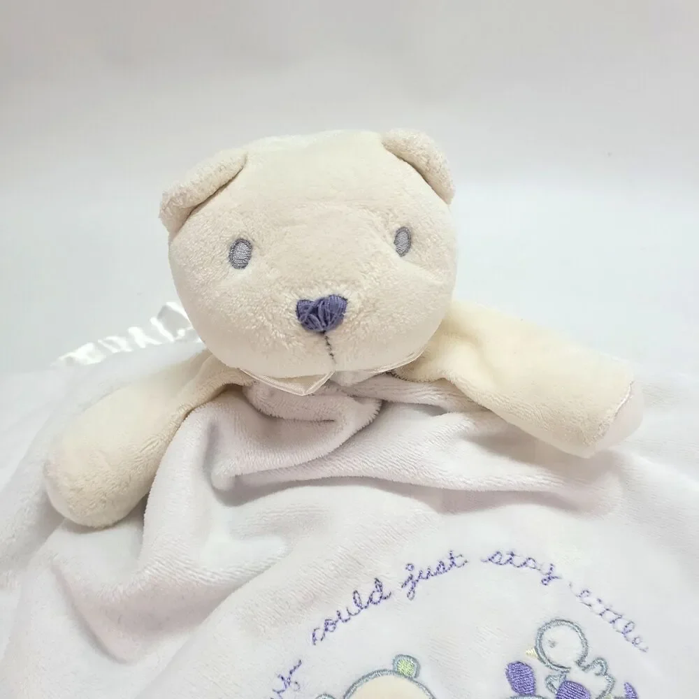 Bear Lovey Satin Trim Blanket 17